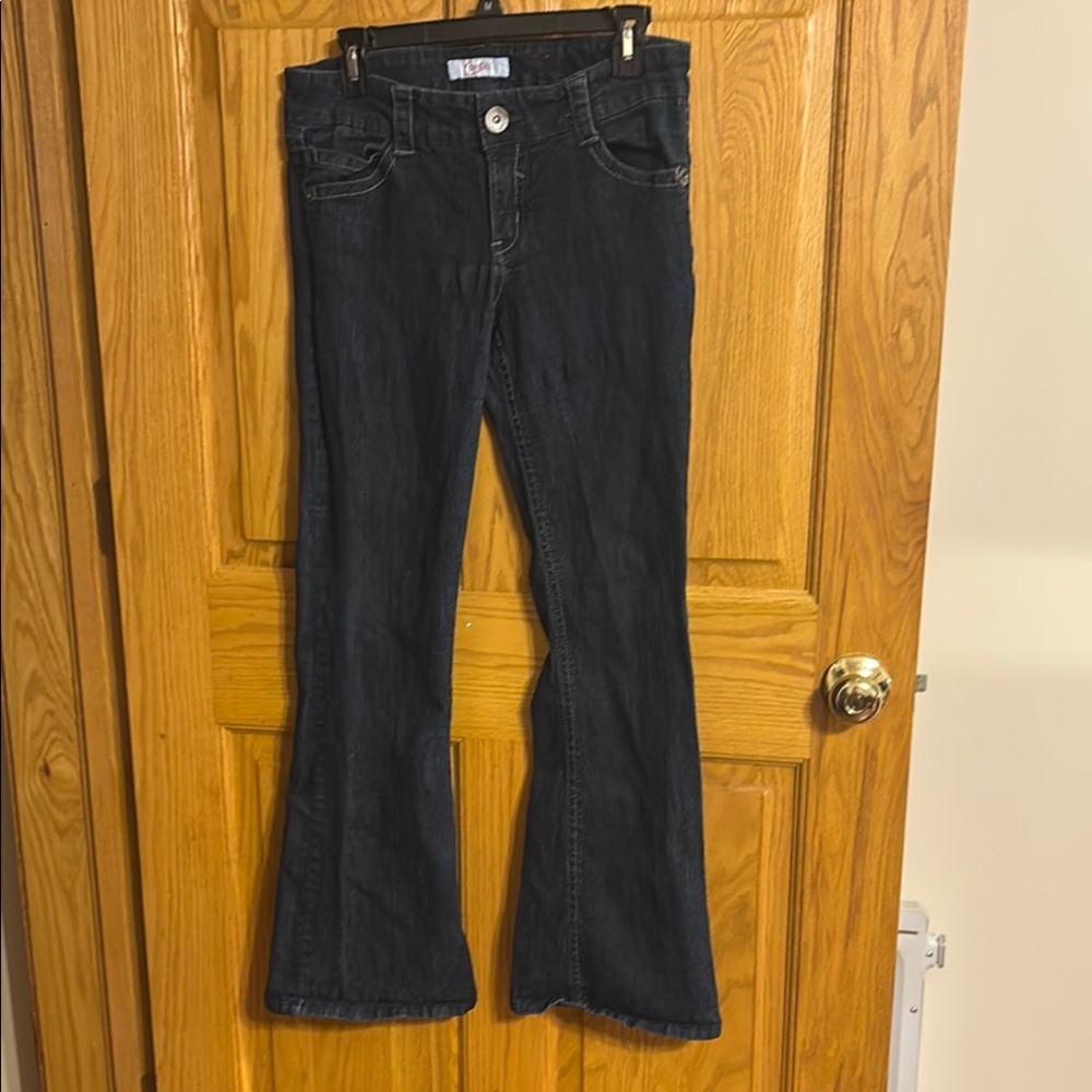 Women's Black Flared Jeans